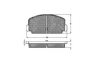 SPIDAN 32785 Brake Pad Set, disc brake